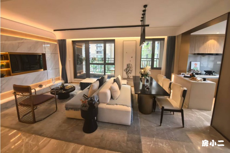 107平3室2厅2卫-客厅