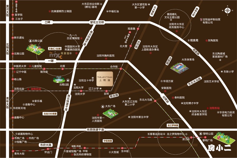 中南上悦城区位图