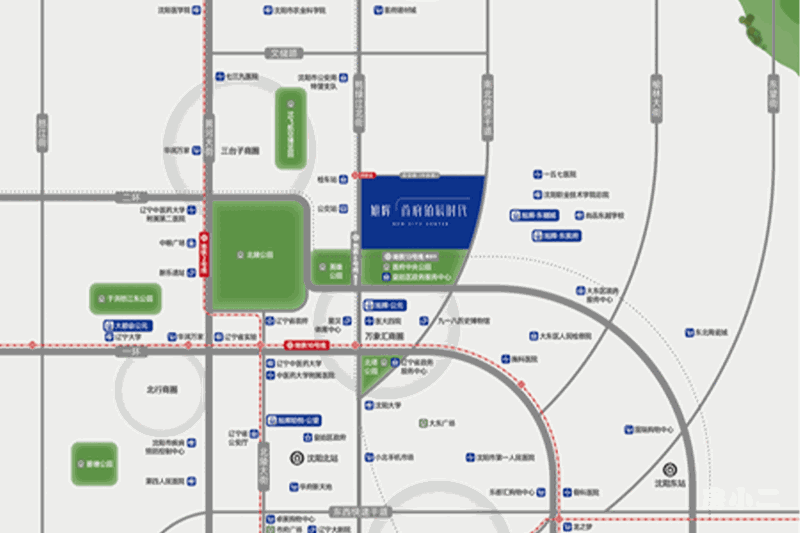 旭辉·首府铂辰时代区位图
