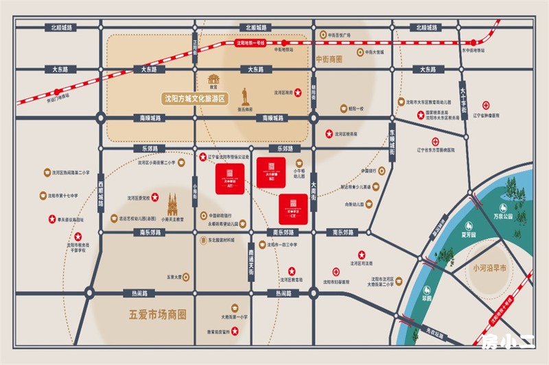 庆余家园区位图
