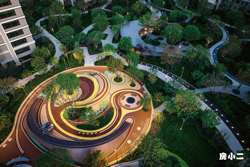 中海·领馆壹号实景图-园区景观