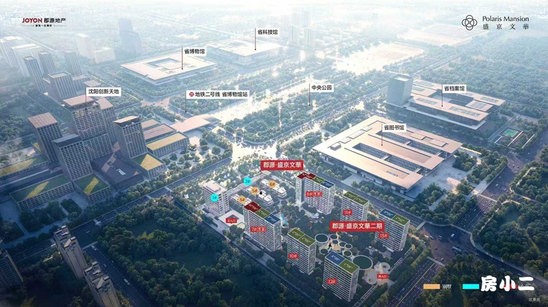 郡源盛京文華鸟瞰图