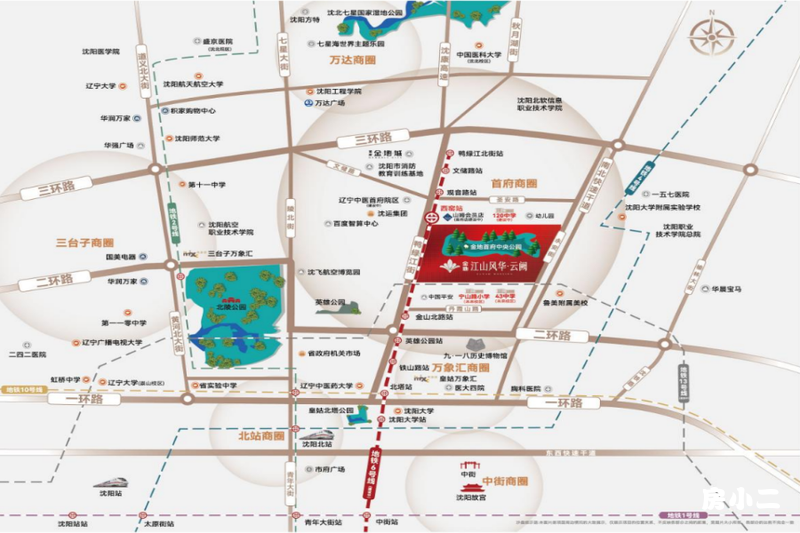 金地·云阙区位图