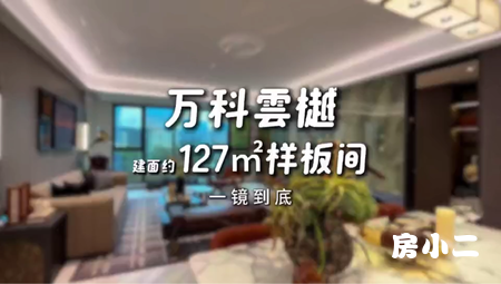 万科·雲樾 建筑面积约127㎡样板间实景