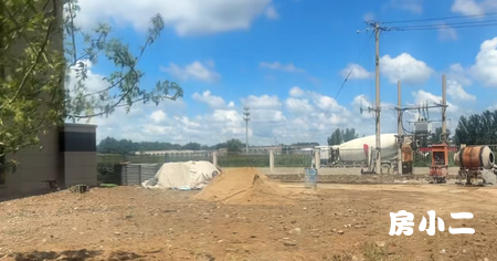 实景园区火热施工🏗中，北于洪准现房楼盘