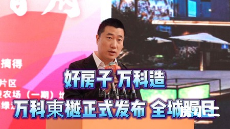 万科東樾  棋盘山奥莱旁 全维配套 新品上市 火爆入会中