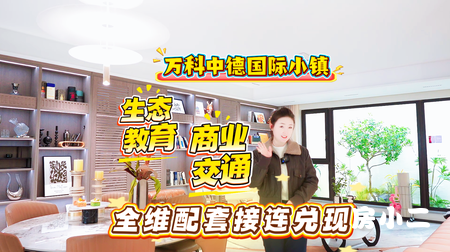 万科中德国际小镇兑现力MAX 全维配套逐一兑现！