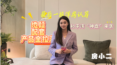 和平湾“神盘”来袭！地段、配套、产品全拉满，最后一栋洋房认筹