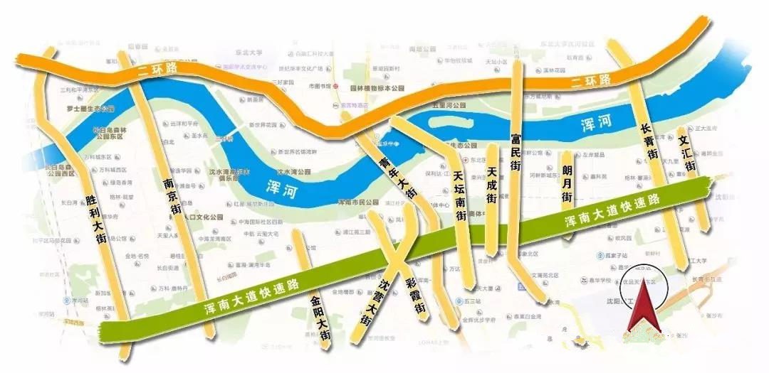 沈阳二环功能性"南移"基本实现!